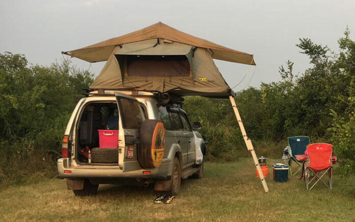 Rooftop tent car rental